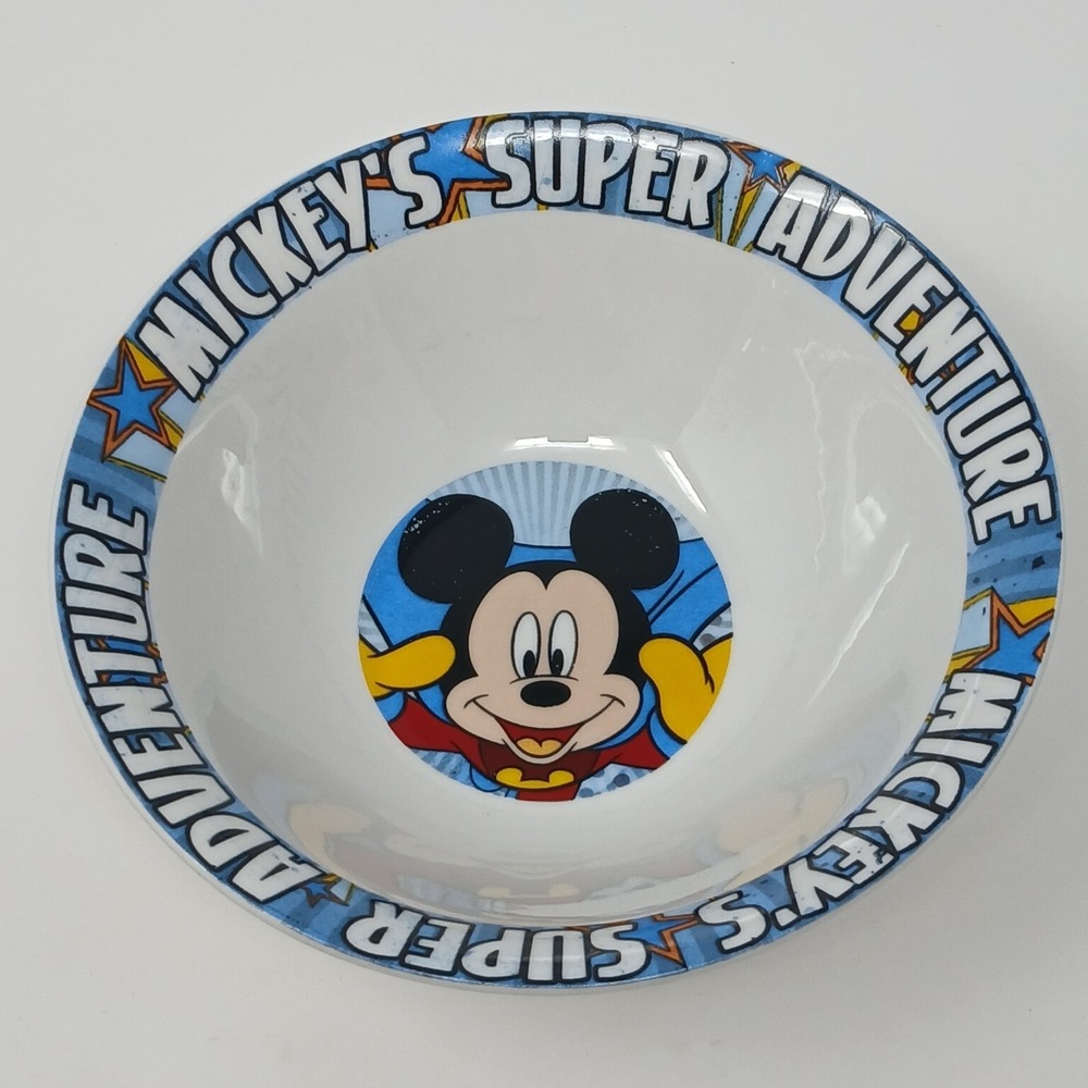 Disney‎ Mickey Mouse Super Adventure Dinnerware Set Fun Collectible Nostalgia - Picture 3 of 13